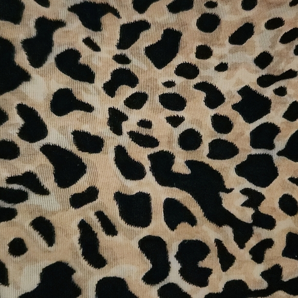 Lover + Friends | Leopard Daydream Burnout Blouse - Size M - Picture 7 of 10